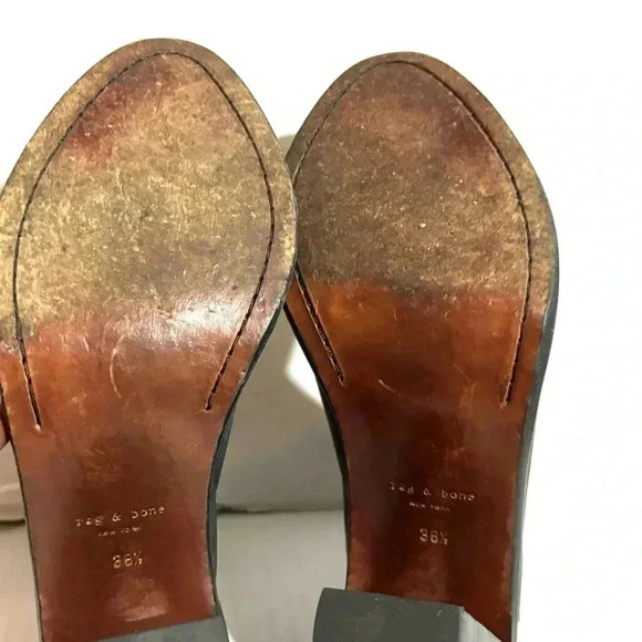 Rag & Bone leather sling back sandals. Buckle closure at ankle size 38.5 - Picture 5 of 7